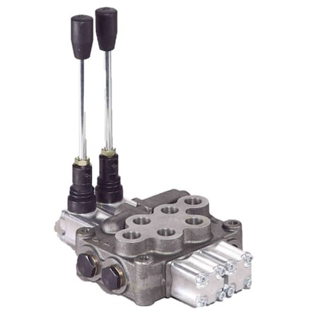 Hydro Custom 12 GPM Directional Control Valve, 2 Spool, 4-way 3 pos tandem ctr, SAE 8 228907
